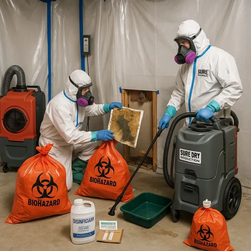 Contaminated Water Handling Protocols process in Murphys Estates, SC