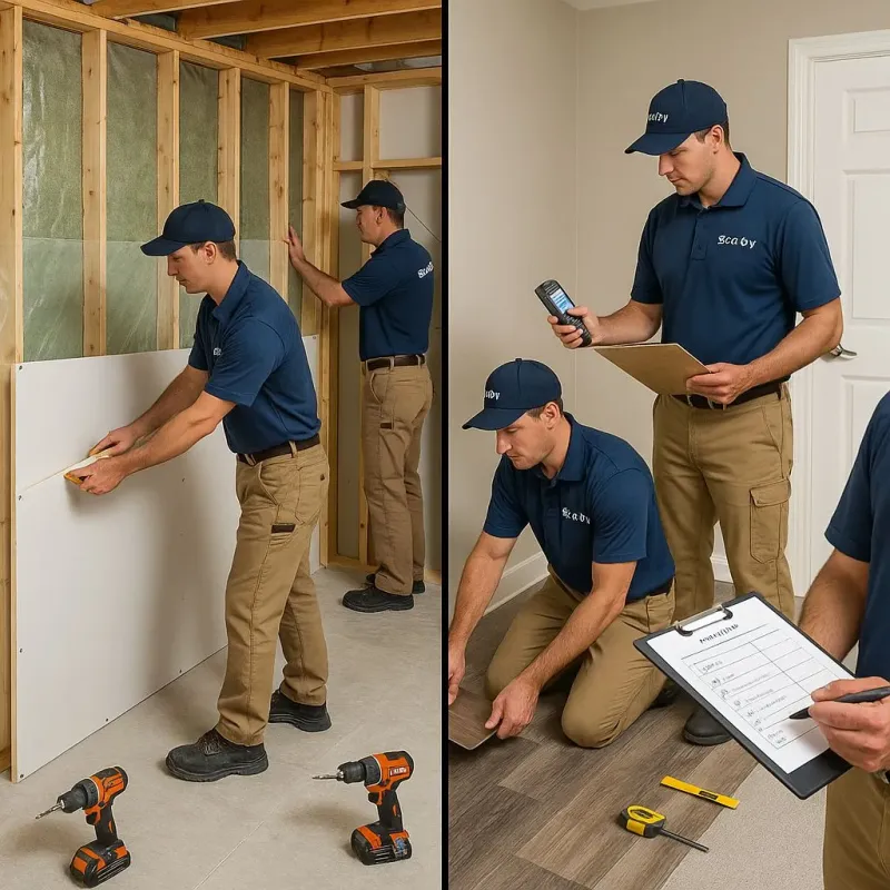 Repairs and Reconstruction process in Murphys Estates, SC